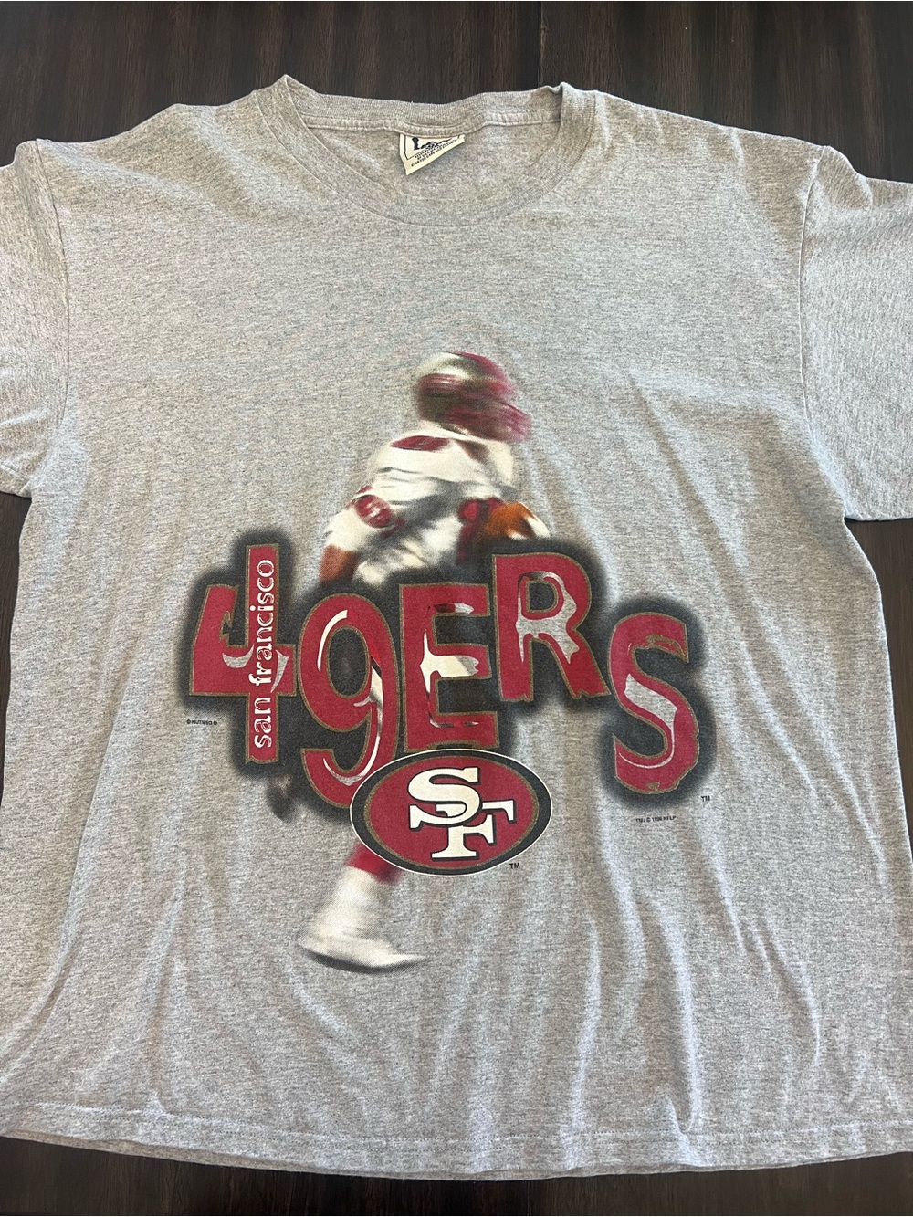 Vintage 1996 San Francisco 49ers Gray Graphic Tee
